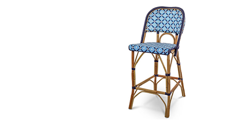 Rattan Bistro Bar Height Chairs – Bonnecaze