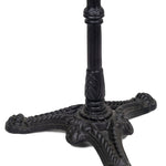 Our Bonnecaze made French Bistro table base made of cast iron and powder coated.