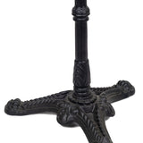 Our Bonnecaze made French Bistro table base made of cast iron and powder coated.