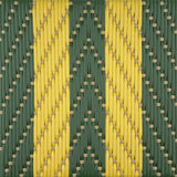 Lyon French Bistro Rattan Planter with Stand (Flower Box) - Arrows with Stripes - Green/Yellow/Gold