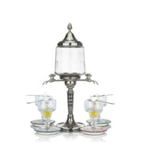 Traditional Absinthe Fountain with 4 Spouts, Complete Set