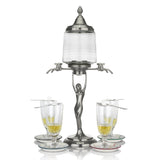 Lady Absinthe Fountain, 4 Spouts, Complete Set