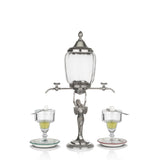 Lady Absinthe Fountain with Wings, 2 Spouts, Complete Set