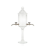 Glass Absinthe Fountain with Metal Spouts, 2 Spout