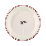 Porcelain Absinthe Coaster/Saucer, 3f15, Red/Gold