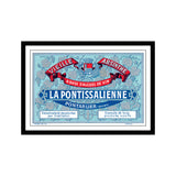 La Pontissalienne Absinthe Distillery Label Print, 11" x 8.5"