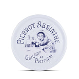 Absinthe Pierrot French Melamine Tray, 12" Diameter