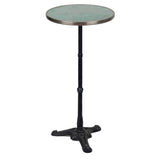 Green Granite French Bistro Table, Bar Height, 20" Diameter