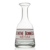 "Absinthe Bonnecaze" French Bistro Glass Water Carafe