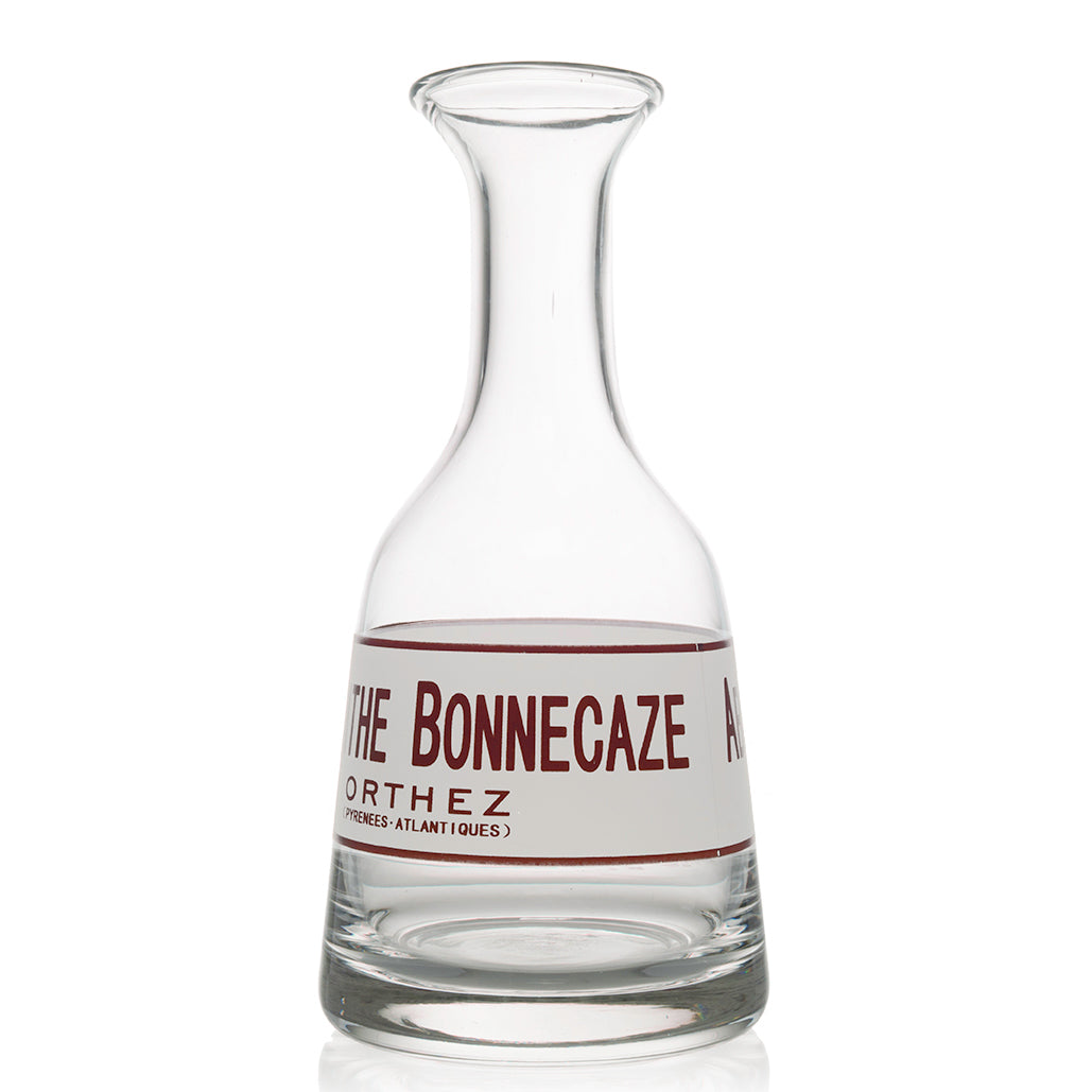 Bonnecaze French Bistro Glass Carafe - Handmade Absinthe Water Dripper, 25 Oz Capacity