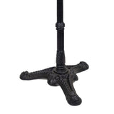 Black Granite French Bistro Table, 20" Diameter