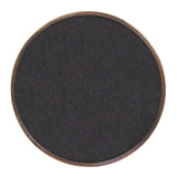 Black Granite French Bistro Table, 20" Diameter