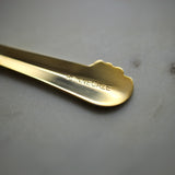 Wormwood Leaf Absinthe Spoon, Gold-Plated