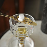 Stained Glass Absinthe Spoon, Gold-Plated