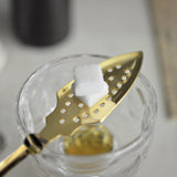 Swiss Cross Absinthe Spoon, Gold-Plated