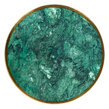 Green Granite French Bistro Table, 24" Diameter