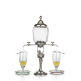 Lady Absinthe Fountain with Wings, 2 Spouts, Complete Set