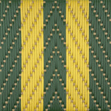 Cannes French Bistro Rattan Armchair - Arrows with Stripes - Green/Yellow/Or