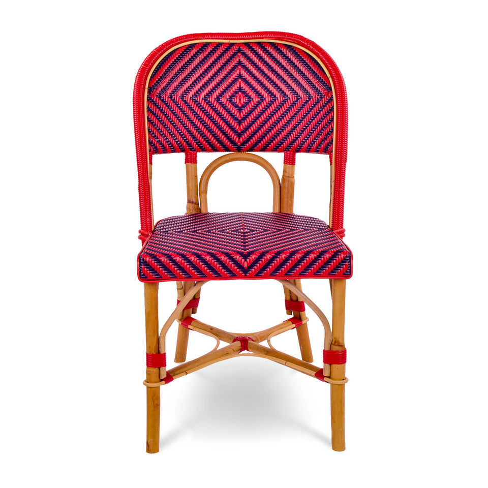 Authentic Parisian Rattan French Bistro Chairs by Bonnecaze