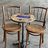 Esprit Edouard French Bistro Table 20", Brass Rim