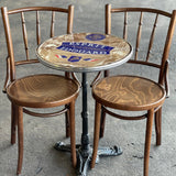 Esprit Edouard French Bistro Table 20", Chrome Rim