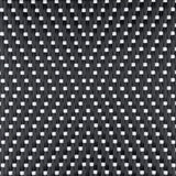 Valence French Bistro Rattan Short Stool - Reversed Diamonds, Small - Black/White